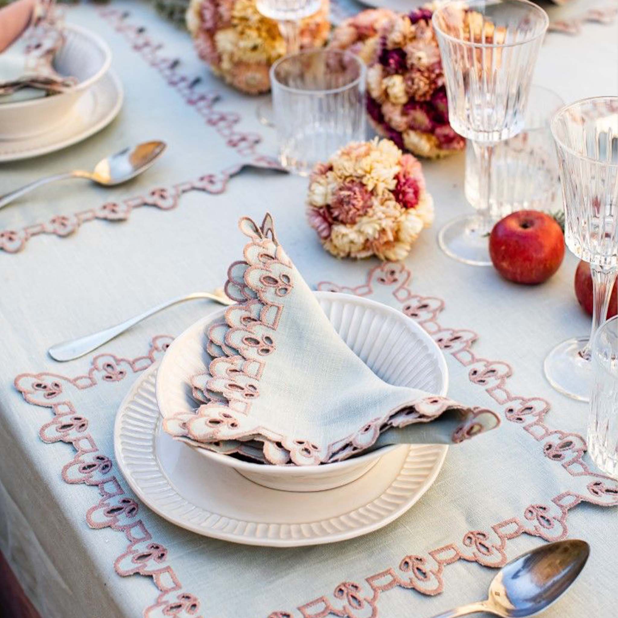 Amalfi Placemat  Light- pink