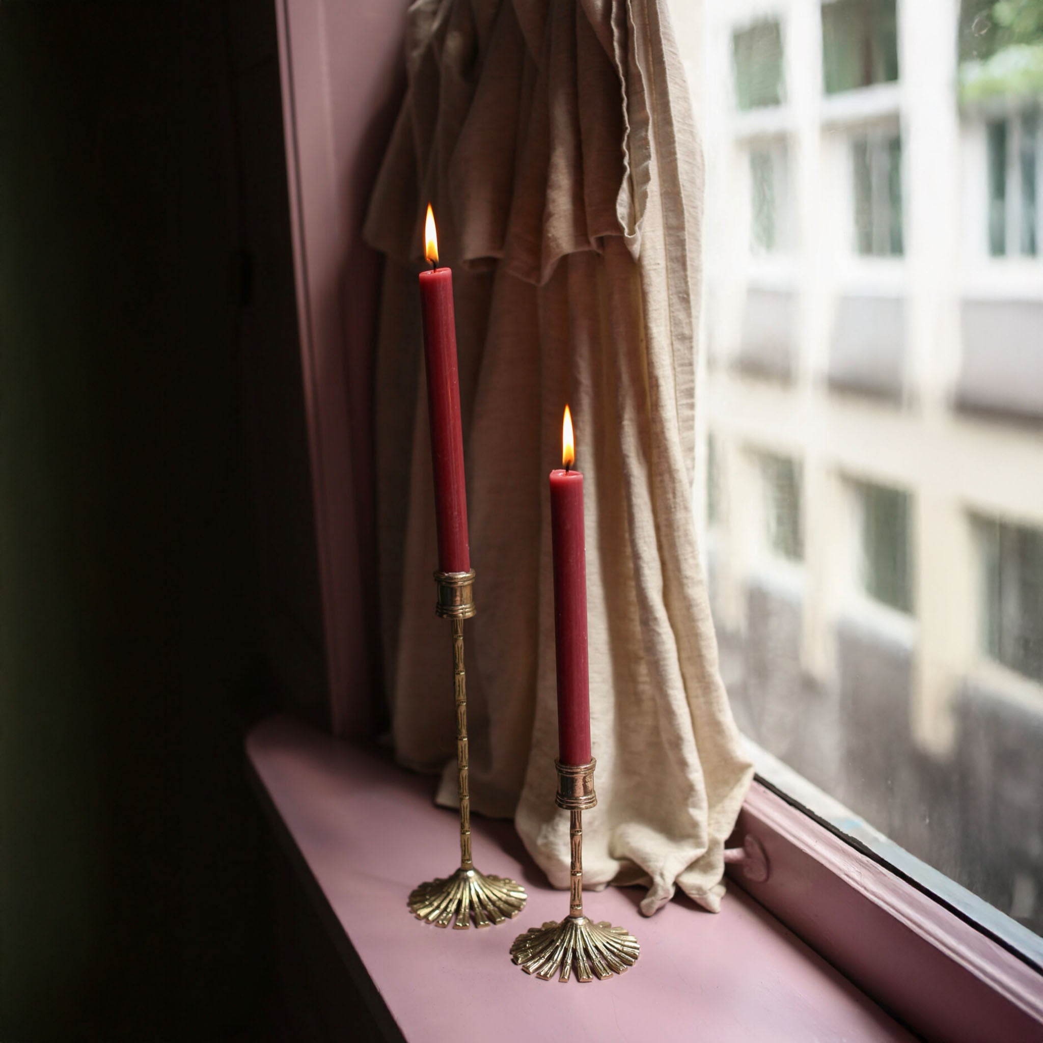 Bamboo Candle Holder Long (26 cm)