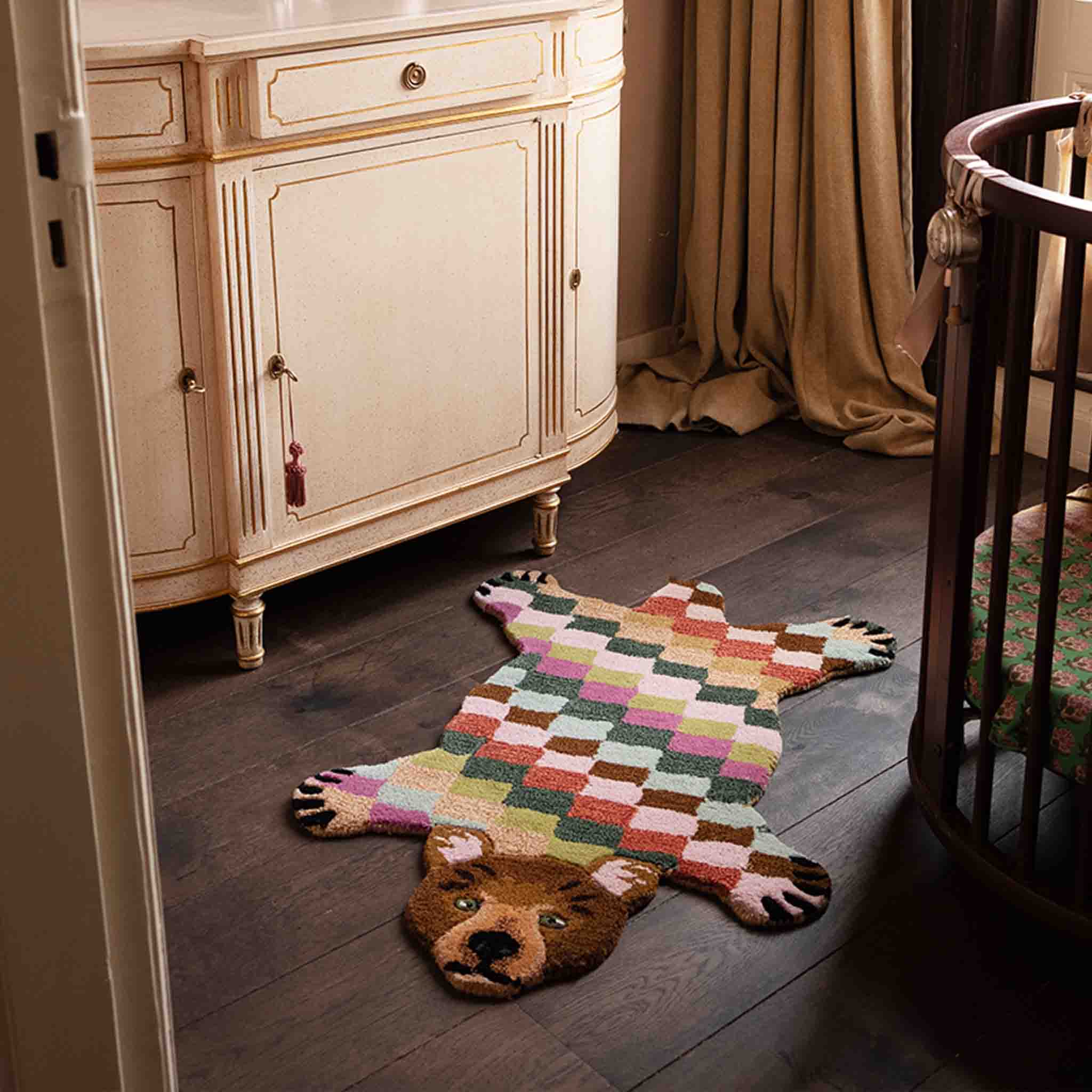 Square Bear Rug Small and Large