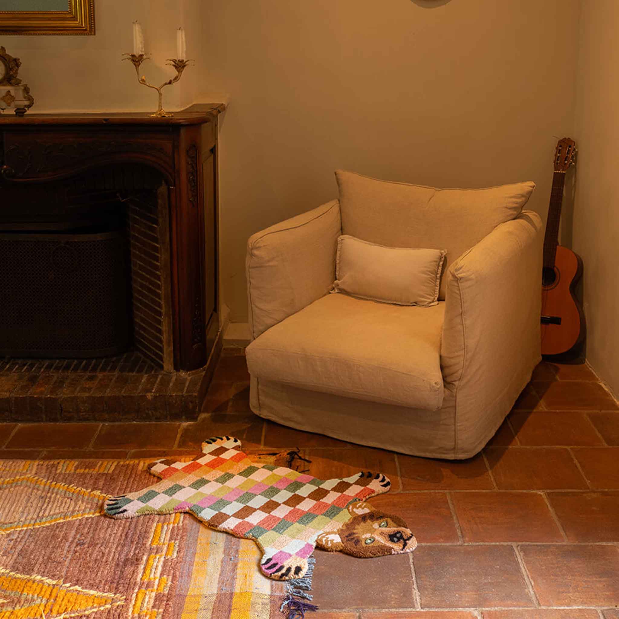 Square Bear Rug Small and Large