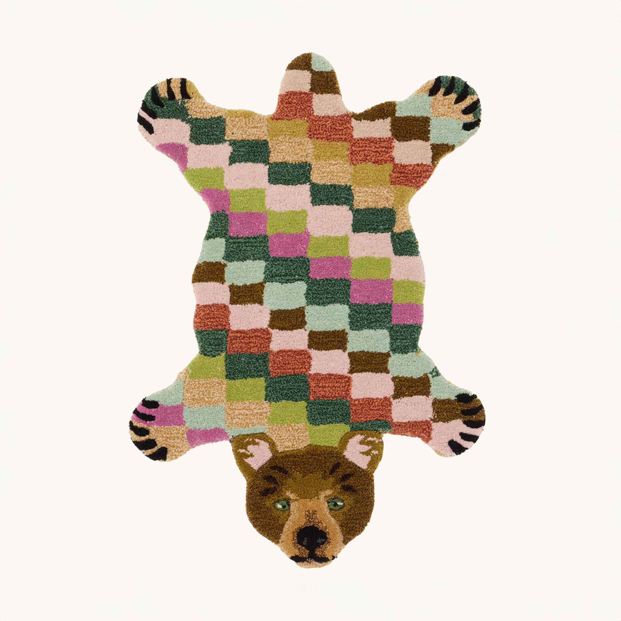 Square Bear Rug Small and Large