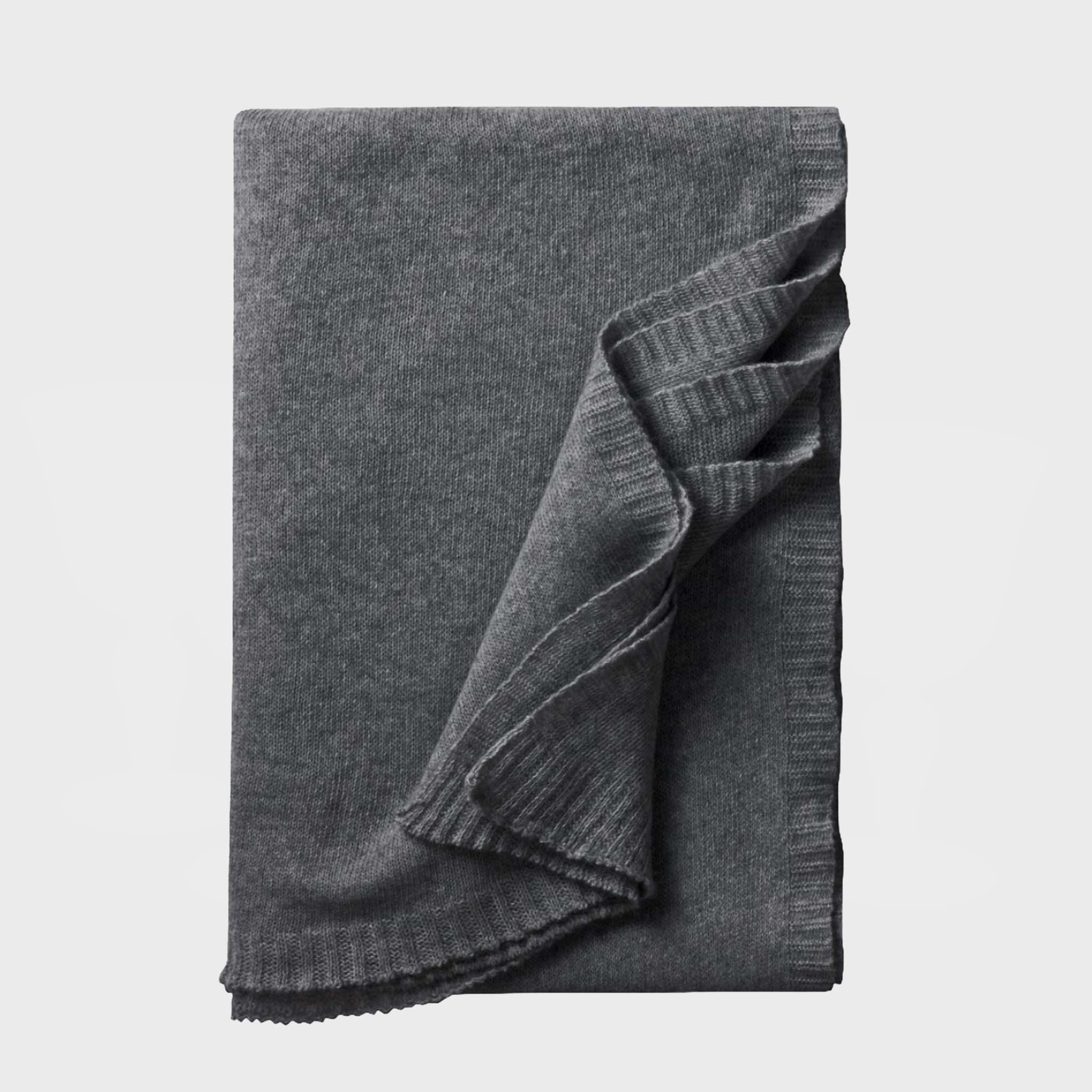 Biela Cashmere Throw Decke