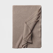 Biela Cashmere Throw Decke