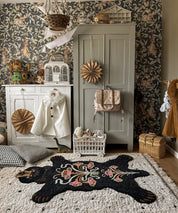 Rug Black Bear Large