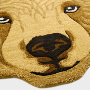 Bruno Bear Head Rug - Large