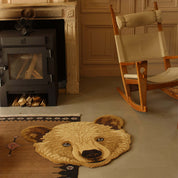 Bruno Bear Head Rug - Large