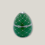 Ladenac Bois de Roussie candle, Silver Stripes Red, Green and Blue