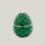 Ladenac Bois de Roussie candle, Silver Stripes Red, Green and Blue
