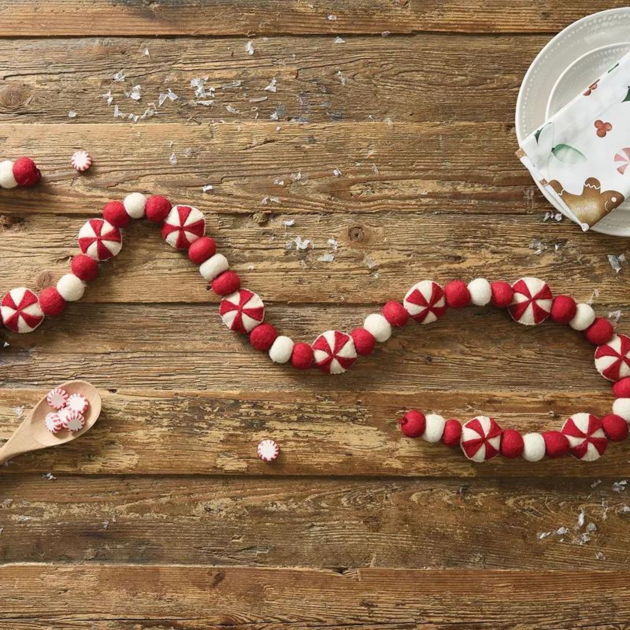 Wool Ball Garland