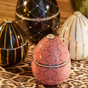 Ladenac Bois de Roussie candle, Rose Silver stripes
