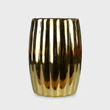 Stool curvy ceramic