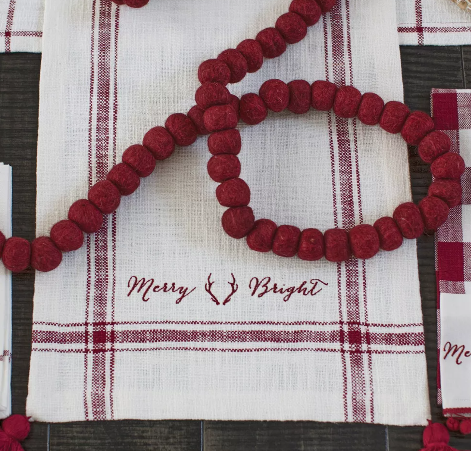 Wool Ball Garland