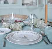 Nutcracker dinner plate-white