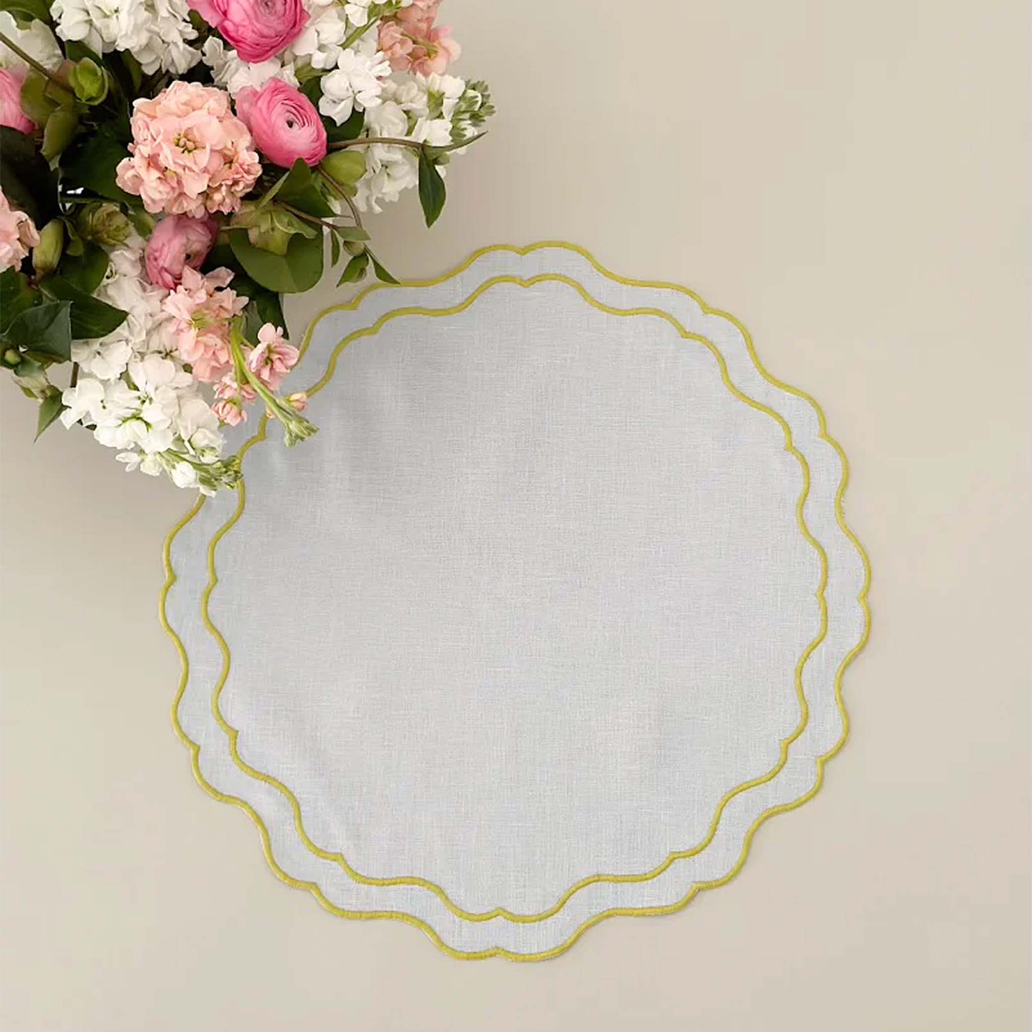 Cloud Placemat 100% Linen