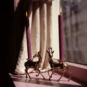 Lovely Deer Candle Holder Set