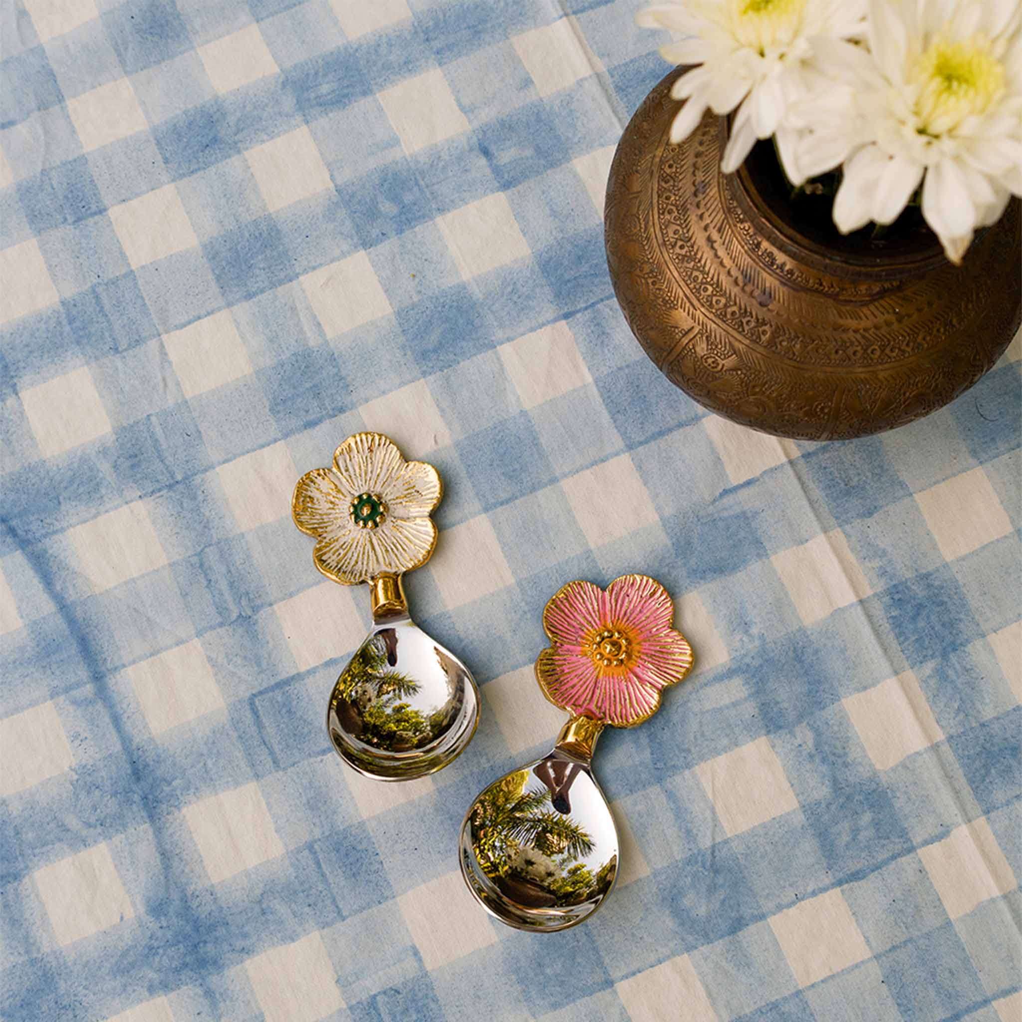 Faye Flower Spoon Set