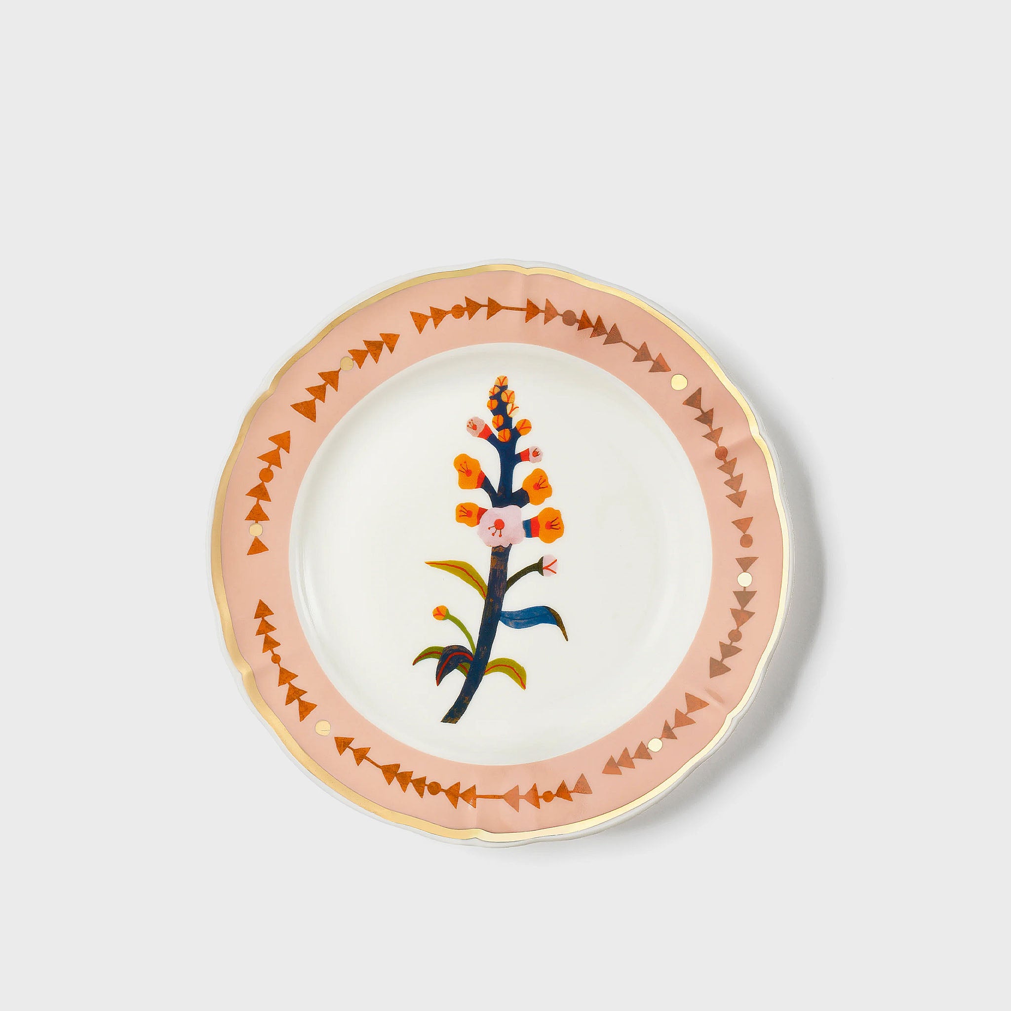 Fruit Plates Flowers 20,5 cm