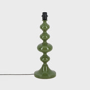 Foz Green Wood Lamp Base