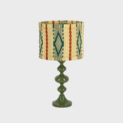 Foz Green Wood Lamp Base