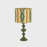 Foz Green Wood Lamp Base
