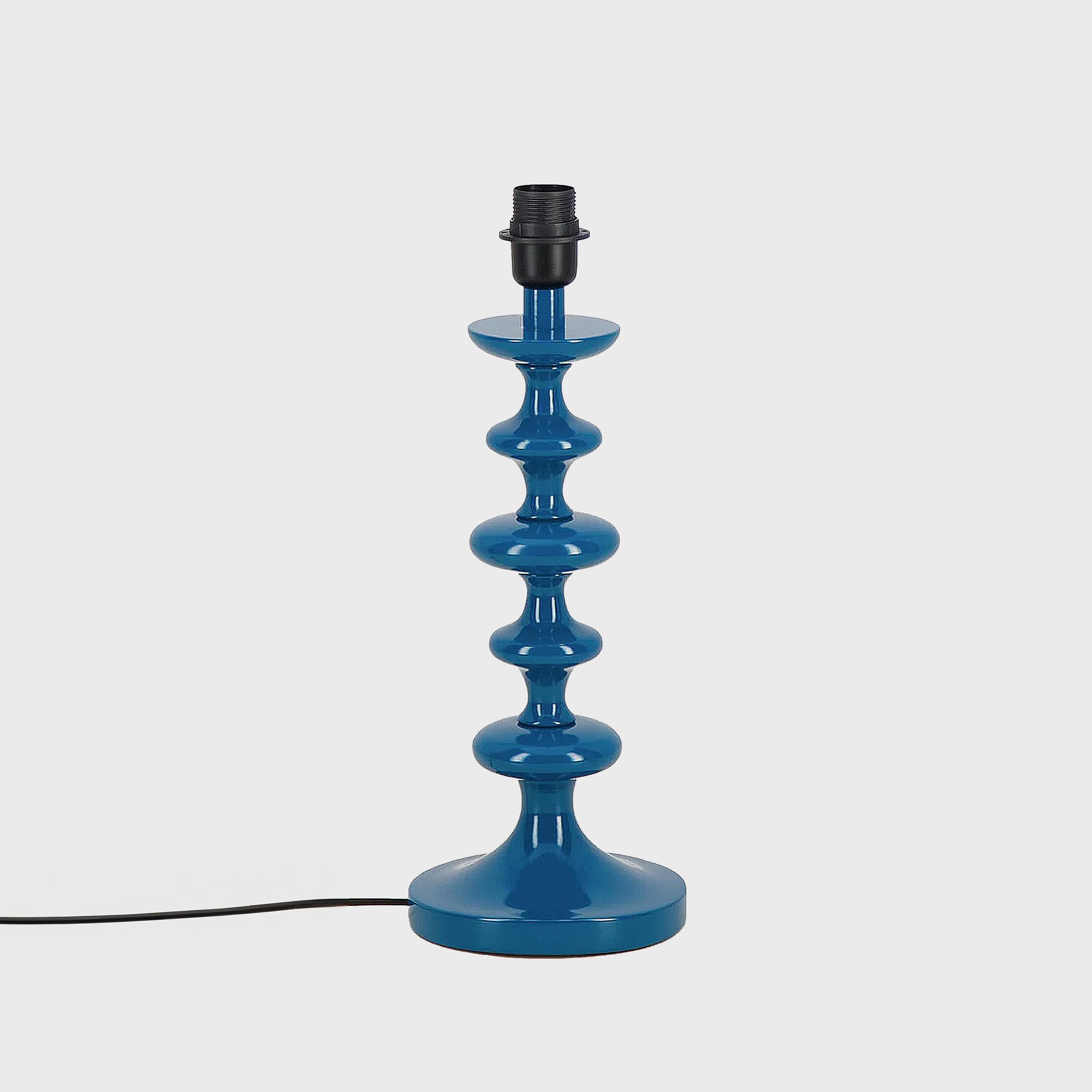 Freixo Blue Wood Lamp Base