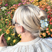 Forget-Me-Not Claw Hair Clip