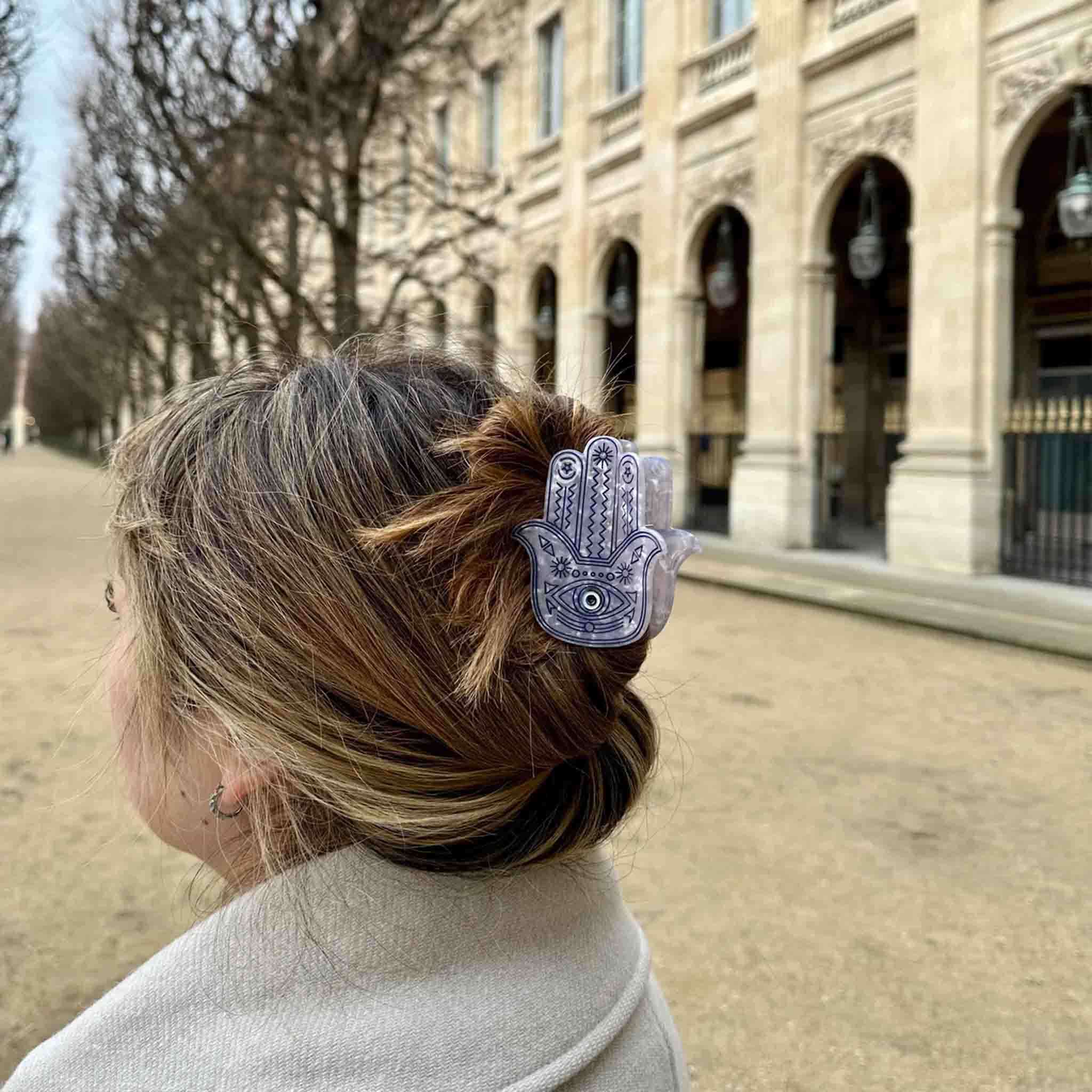 Hamsa Hand Claw Hair Clip