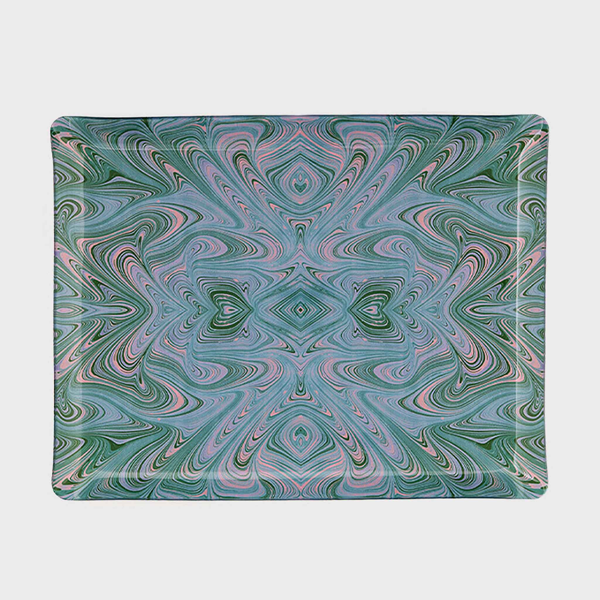 Ice Blue Strata Acrylic Tray