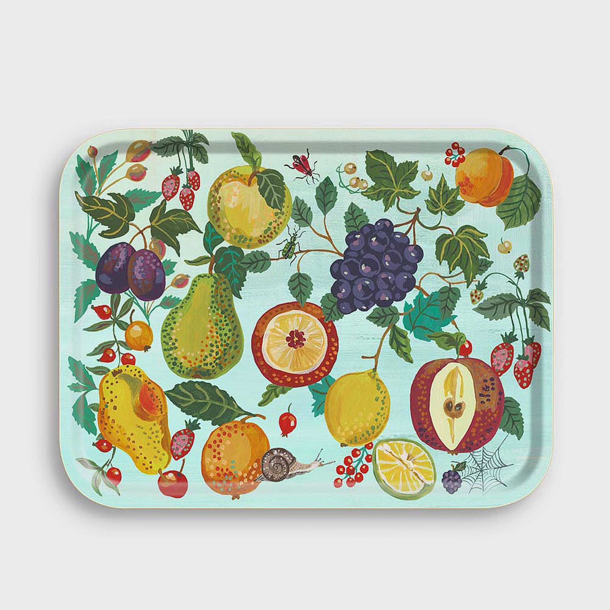 Jardin Gourmand Green Large Tray