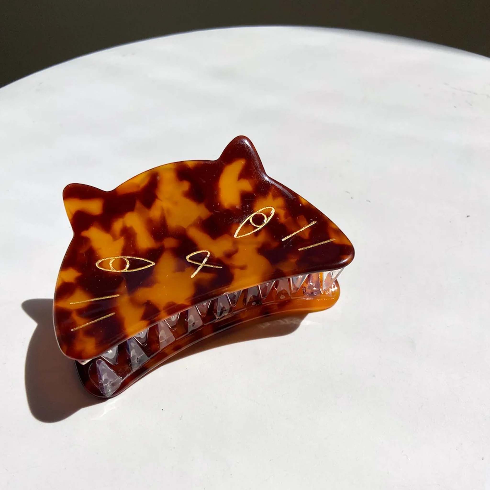 Big Kitty Cat Hair Clip