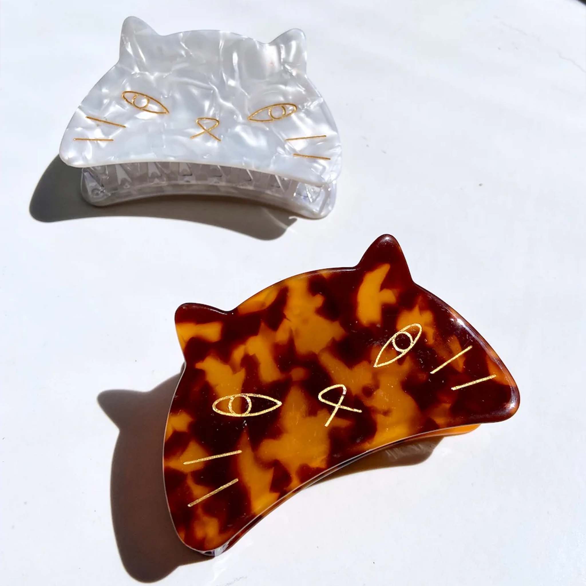 Big Kitty Cat Hair Clip