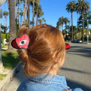 Lucky Eye Heart Hair Claw