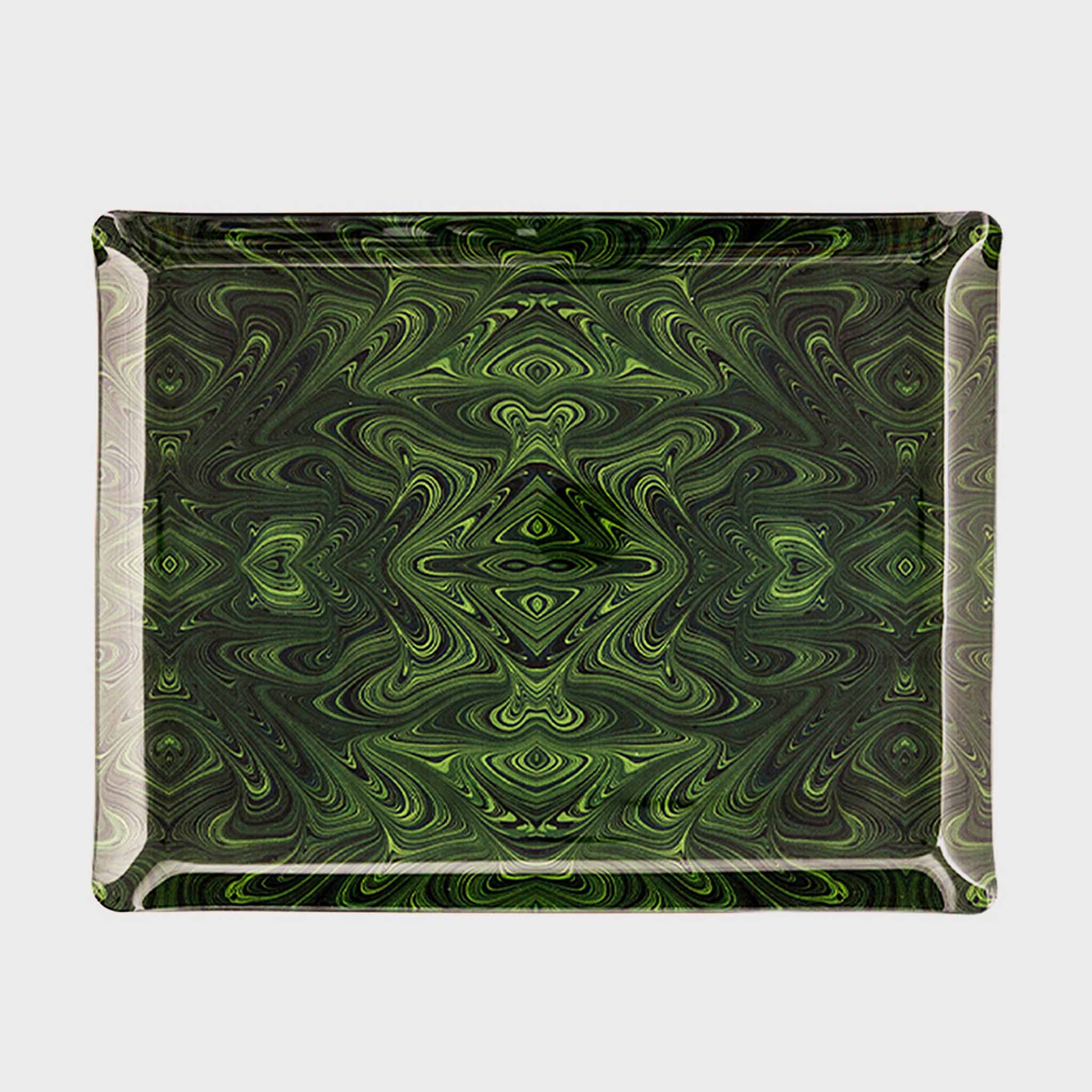 Malachite Acrylic Tray