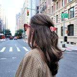 Mini Paisley Heart Hair Clip