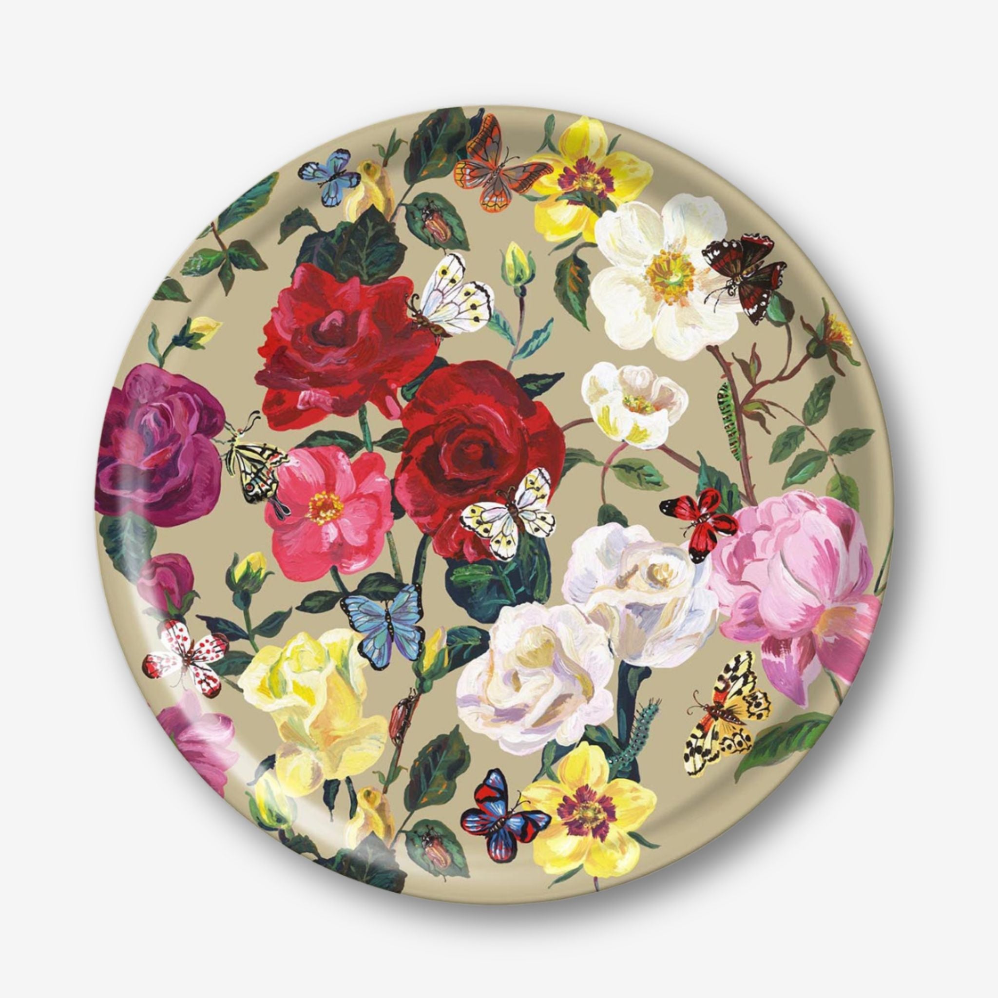 Roses Round Tray - Large