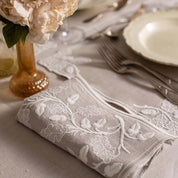 Quercia Napkin Grey/White