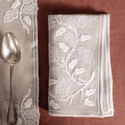 Quercia Napkin Grey/White