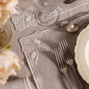 Quercia Placemat Grey/White