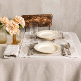 Quercia Placemat Grey/White
