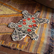 Floral Tiger Rug - Small