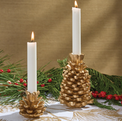 Pinecone Taper Holder