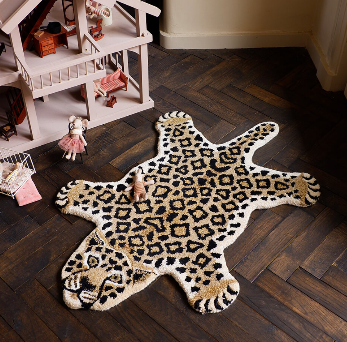 Leopard rug ( both sizes)