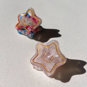 Mini Claw clip set, Smiley Star