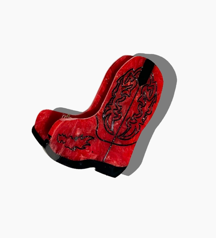 Cowboy Boot Hair clip
