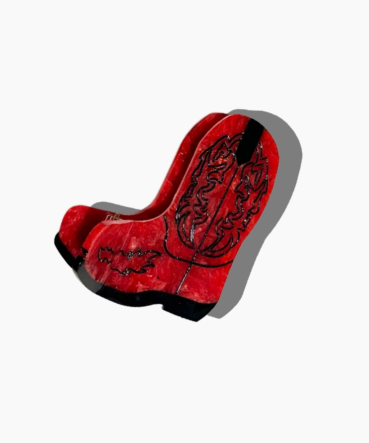Cowboy Boot Hair clip