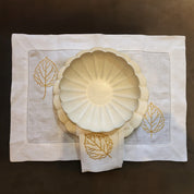 Linen Leaves Napkin