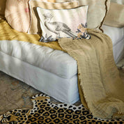 Waffled Linen Throw & Bedspread