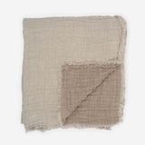 Waffled Linen Throw & Bedspread
