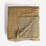 Waffled Linen Throw & Bedspread