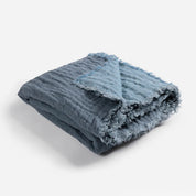 Waffled Linen Throw & Bedspread